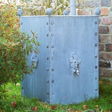 Galvanised Steel Water Butt 185 litres