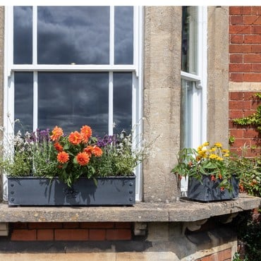 Galvanised Steel Window Boxes Galvanised Steel Window Boxes