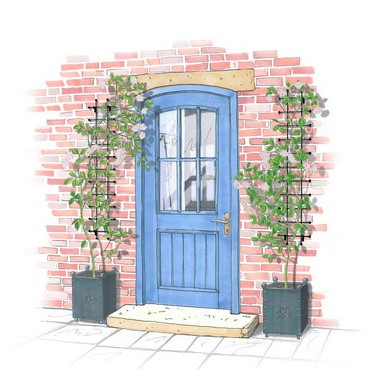 Harrod Narrow Decorative Wall Trellis Panels - Straight Trellis Harrod Narrow Decorative Wall Trellis Panels - Straight Trellis