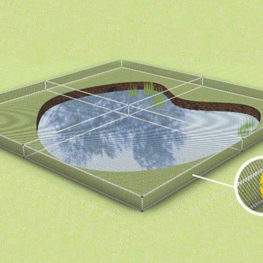 Harrod Raised Aluminium Pond Cover Harrod Raised Aluminium Pond Cover