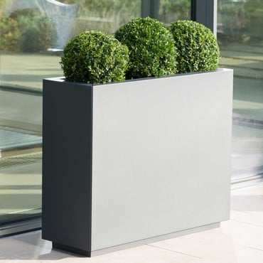 Harrod Rectangle Metal Planters - Anthracite Grey