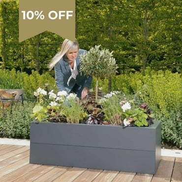 Harrod Superior Metal Raised Beds - Anthracite Grey