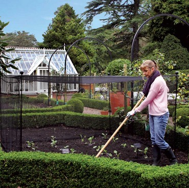 Harrod Vintage Fruit &amp; Vegetable Cage 1.5m High - Matt Black