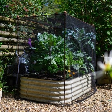 Harrod Vintage Fruit &amp; Vegetable Cage 1.5m High - Natural Rust