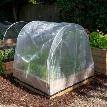 Hoops &amp; Mesh Covers for Wooden Raised Beds