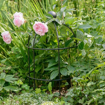 Lobster Pot Plant Support - Matt Black