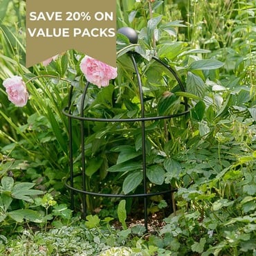 Lobster Pot Plant Support - Matt Black