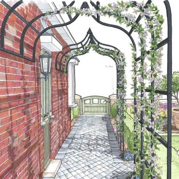 Ogee Wall Pergola Ogee Wall Pergola