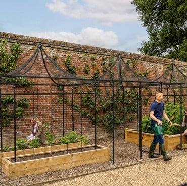 Peak Roof Steel Fruit Cage