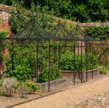Peak Roof Steel Fruit Cage