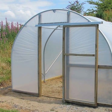Polytunnel 10ft wide with Sliding Doors Polytunnel 10ft wide with Sliding Doors