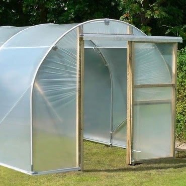 Polytunnel 8ft wide with Sliding Doors Polytunnel 8ft wide with Sliding Doors
