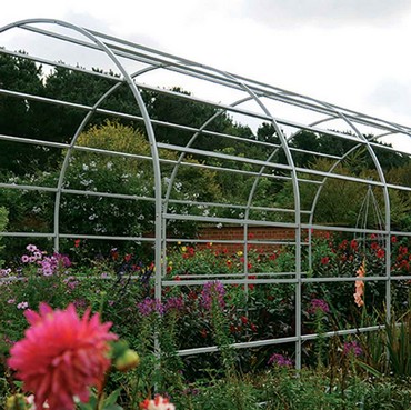 Roman Garden Pergolas in Lichen Green