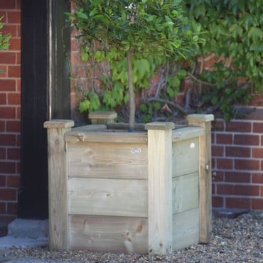 Square Wooden Planters