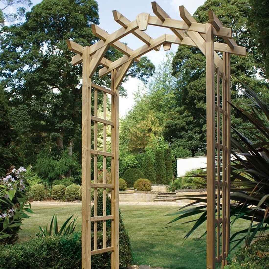 Wooden Garden Arches Wooden Garden Arches