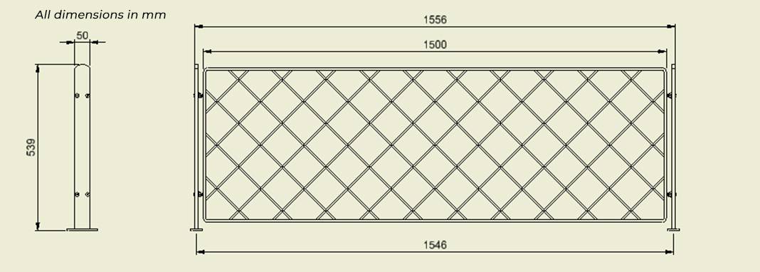 Wall Topper Dimensions Panel