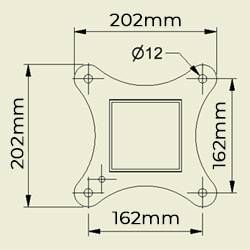 Footplate Dimensions