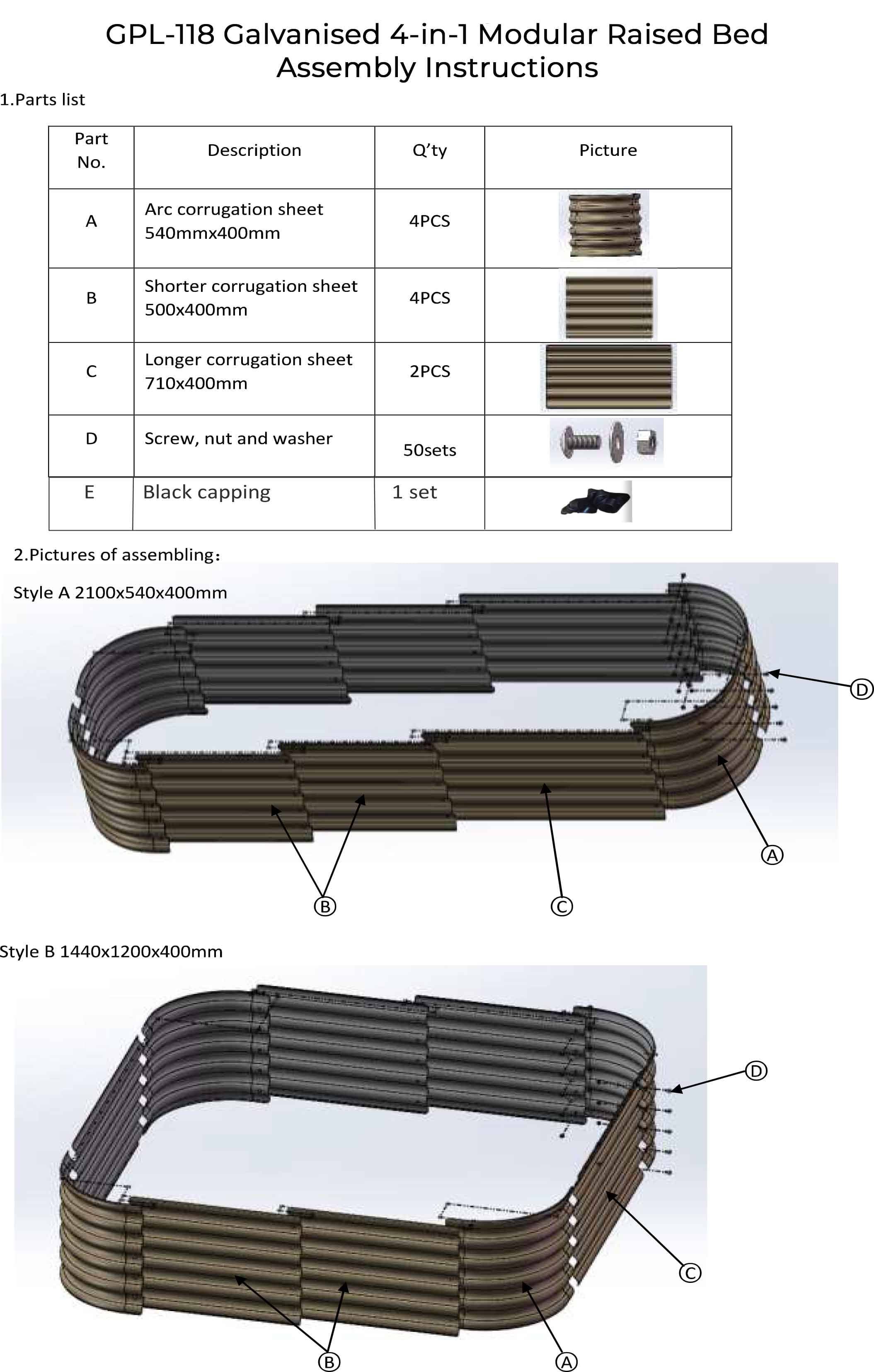 GPL-118 Instructions 1