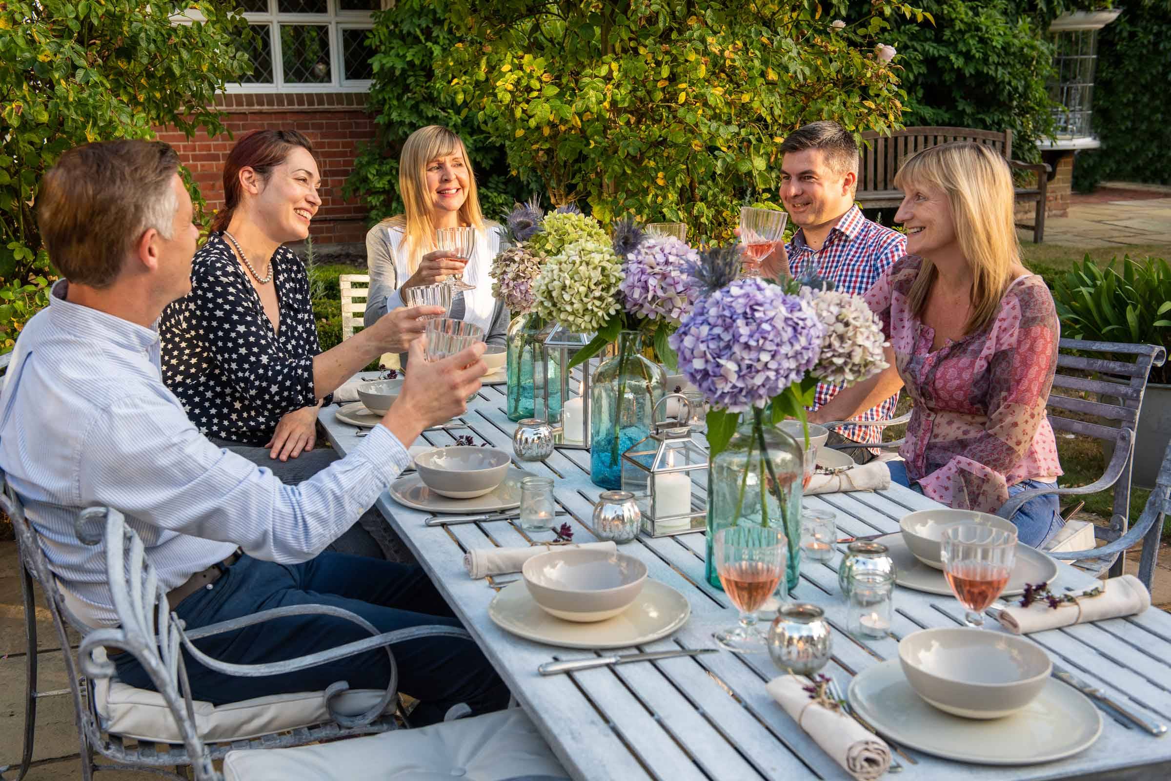 Dining table with models 2