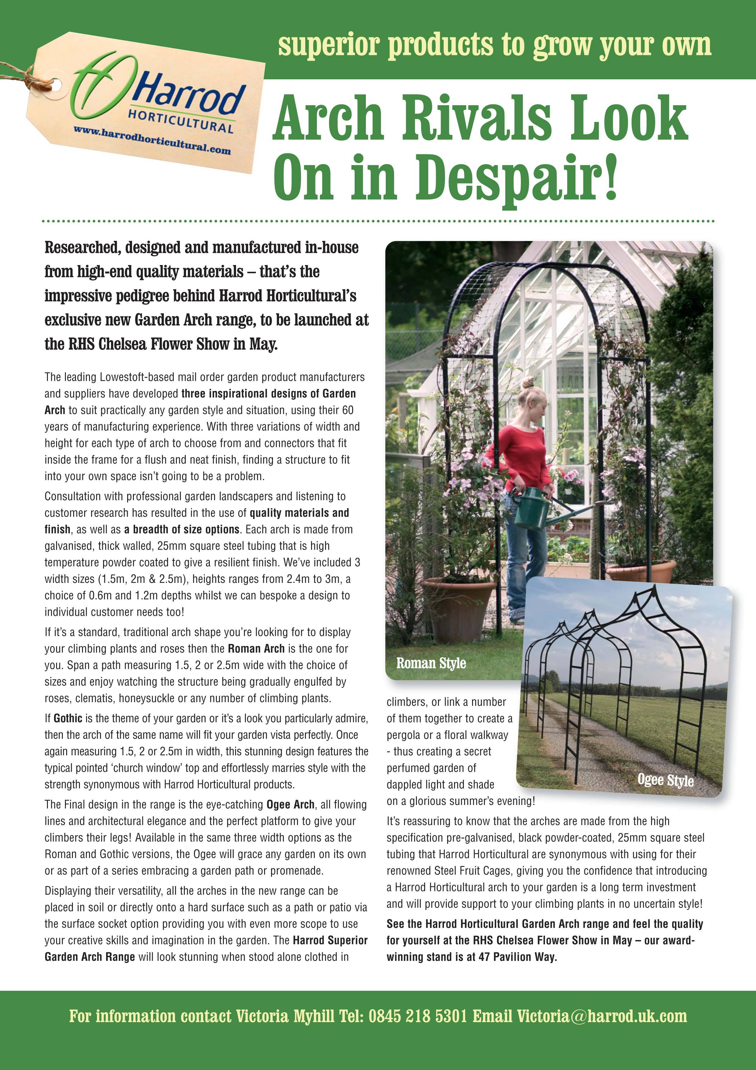 Garden Arch Press Release