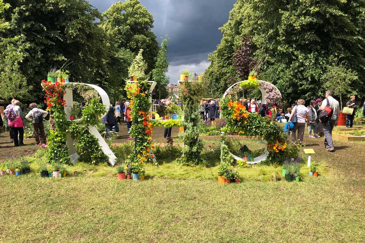 RHS Hampton Court Sign