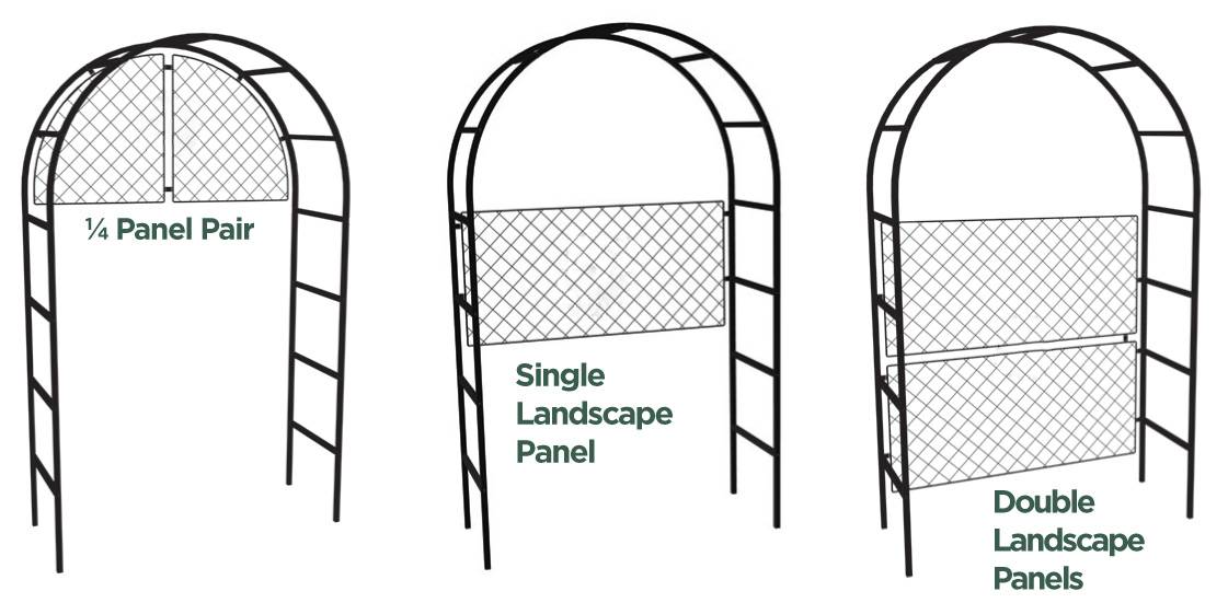 Arch Arbour Customise CAD