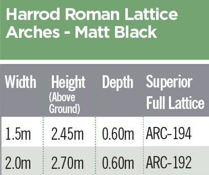 Roman Lattice Arches Superior Codes 2020