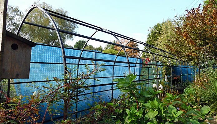 1.5m W x 7.65m L Gothic Pergola, Mrs John - Shrophsire