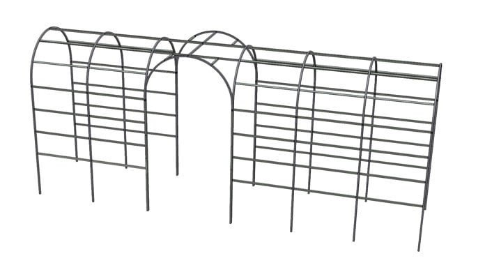 1.5 m Roman Pergola with Bisecting Entrances Design 1.5 m Roman Pergola with Bisecting Entrances Design