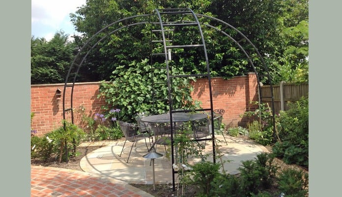 Roman Rose Arch Gazebo 1