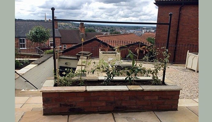 Fence Frames Espalier Courtyard 1