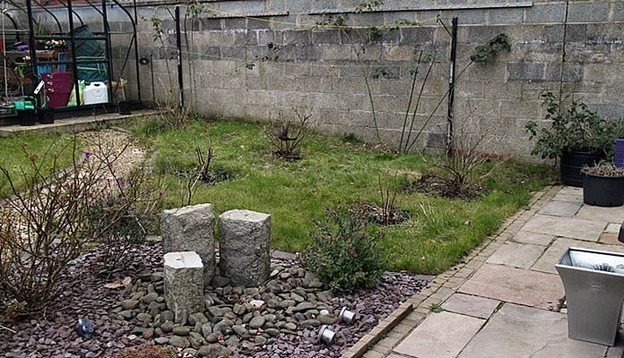 Fruit Cage Steel Angled Sloped Before, Mr M - Ireland