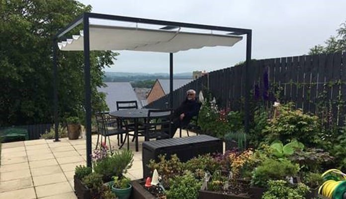 ARC-832 Modern Pergola, Mr Wealls - Northumberland ARC-832 Modern Pergola, Mr Wealls - Northumberland