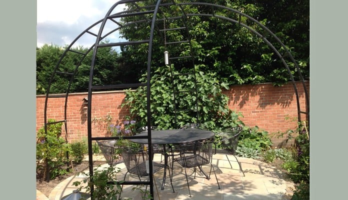 Roman Rose Arch Gazebo 2