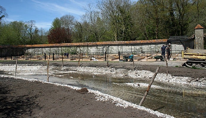 Walled Garden Estate Fencing Construction 3