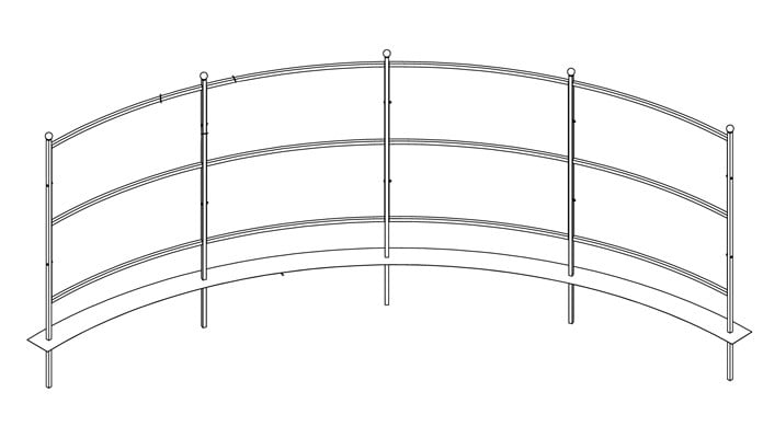 Curved Fence Design