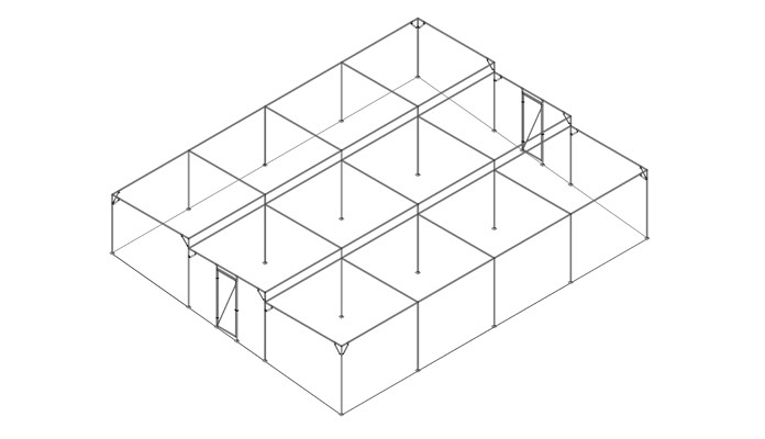 Terraced Fruit Cage Terraced Fruit Cage