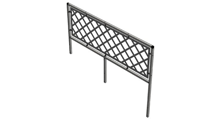 Wall Mounted Lattice Trellis Design Wall Mounted Lattice Trellis Design