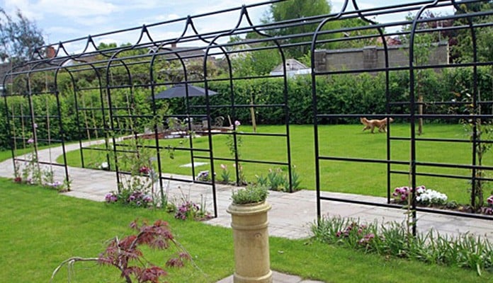 1.5m W x 9.23m L Ogee Pergola, Mr Lindsay - Colchester 1.5m W x 9.23m L Ogee Pergola, Mr Lindsay - Colchester