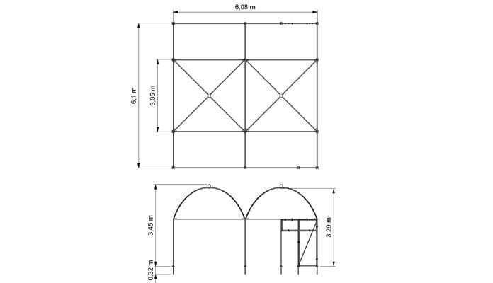 Dovecote CAD Drawing 1