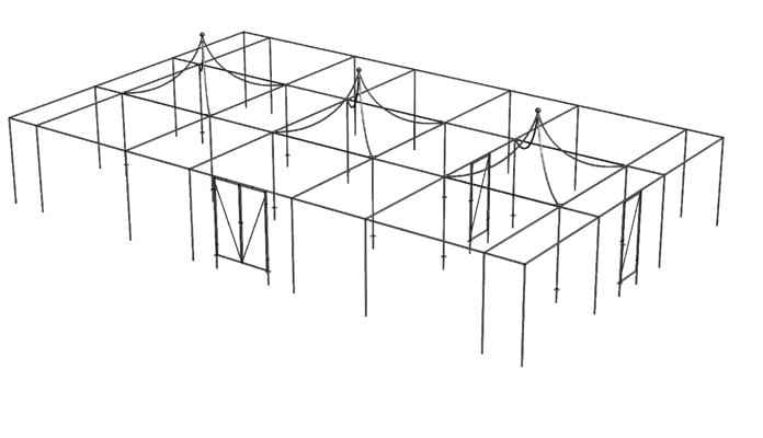 Fruit Cage Peak Roof Design Fruit Cage Peak Roof Design