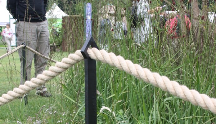 Boundary Fence round RHS Tatton Show Garden