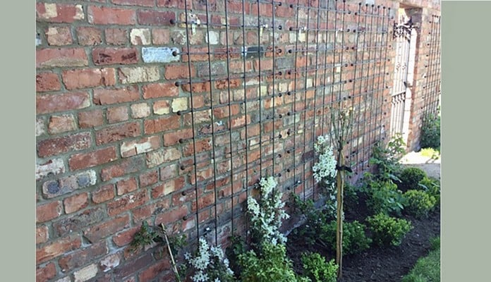 ARC-402 Rust Decorative Wall Trellis Panels, Mrs Allmond, Lincolnshire