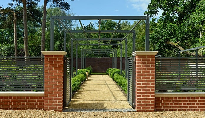 Contemporary Pergola Walkway 4