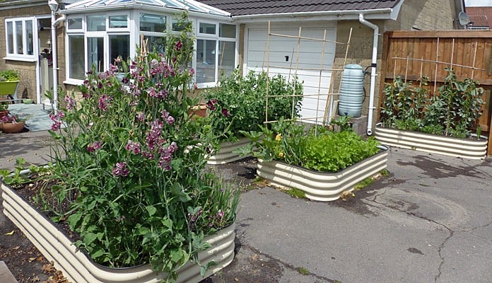 GPL-118 4 in 1 Modular Metal Raised Beds, Mr Glossop - Dorset