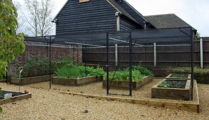 Bespoke Steel Fruit Cage 7.5m x 5m Butterfly Net