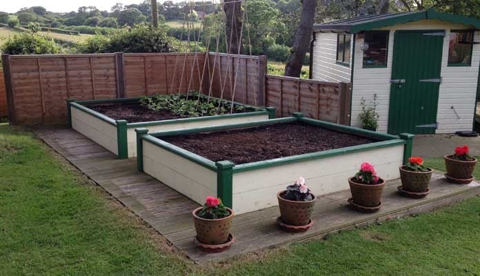 6ft x 8ft and 8ft x 8ft Superior Raised Beds, Mr Chambers - Isle of Wight