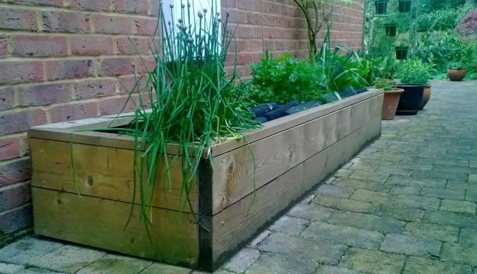 2ft x 8ft Standard Raised Beds, Mr Haffner - Newbury