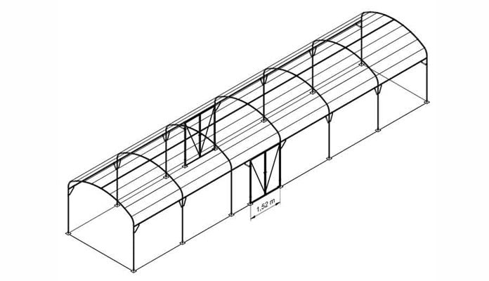 Ellipse Arch Fruit Cage Design Ellipse Arch Fruit Cage Design