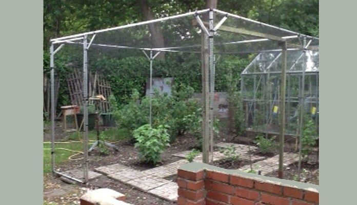 4m x 3m Aluminium Fruit Cage, Mr Wright - Dorset